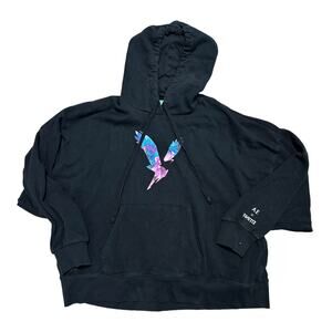 AE x Naito Limited Edition Forever Graphic Black Hoodie Size Medium M